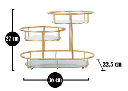 Dienblad 3 Levels -b- 36×22,5×27 cm