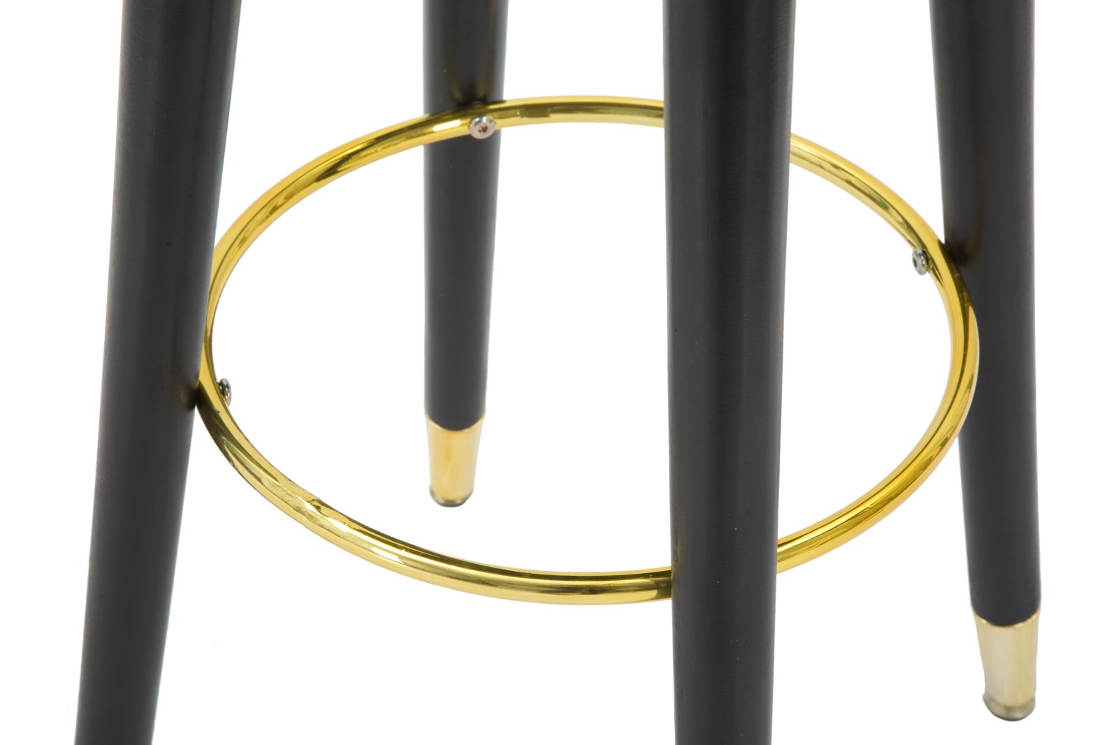 Barkruk Paris Teal/gold Ø 35×74 cm