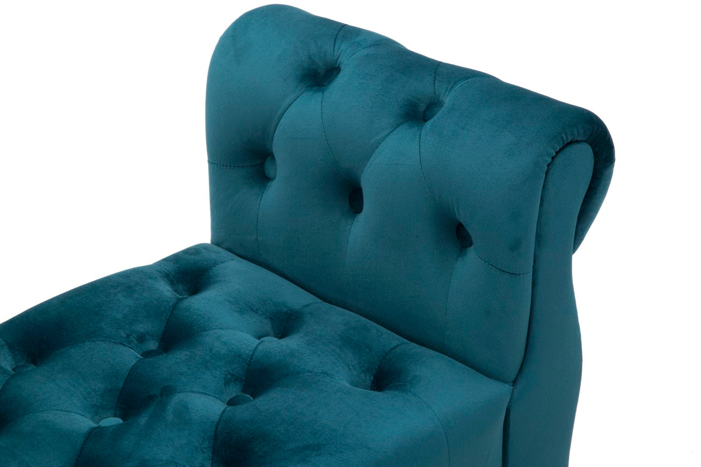 Bankje Paris Teal/gold 120×40×60 cm