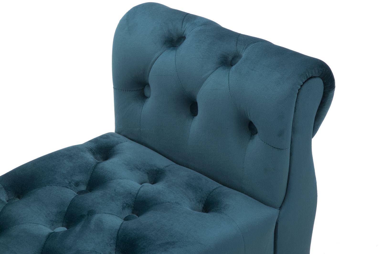 Bankje Paris Teal/gold 120×40×60 cm