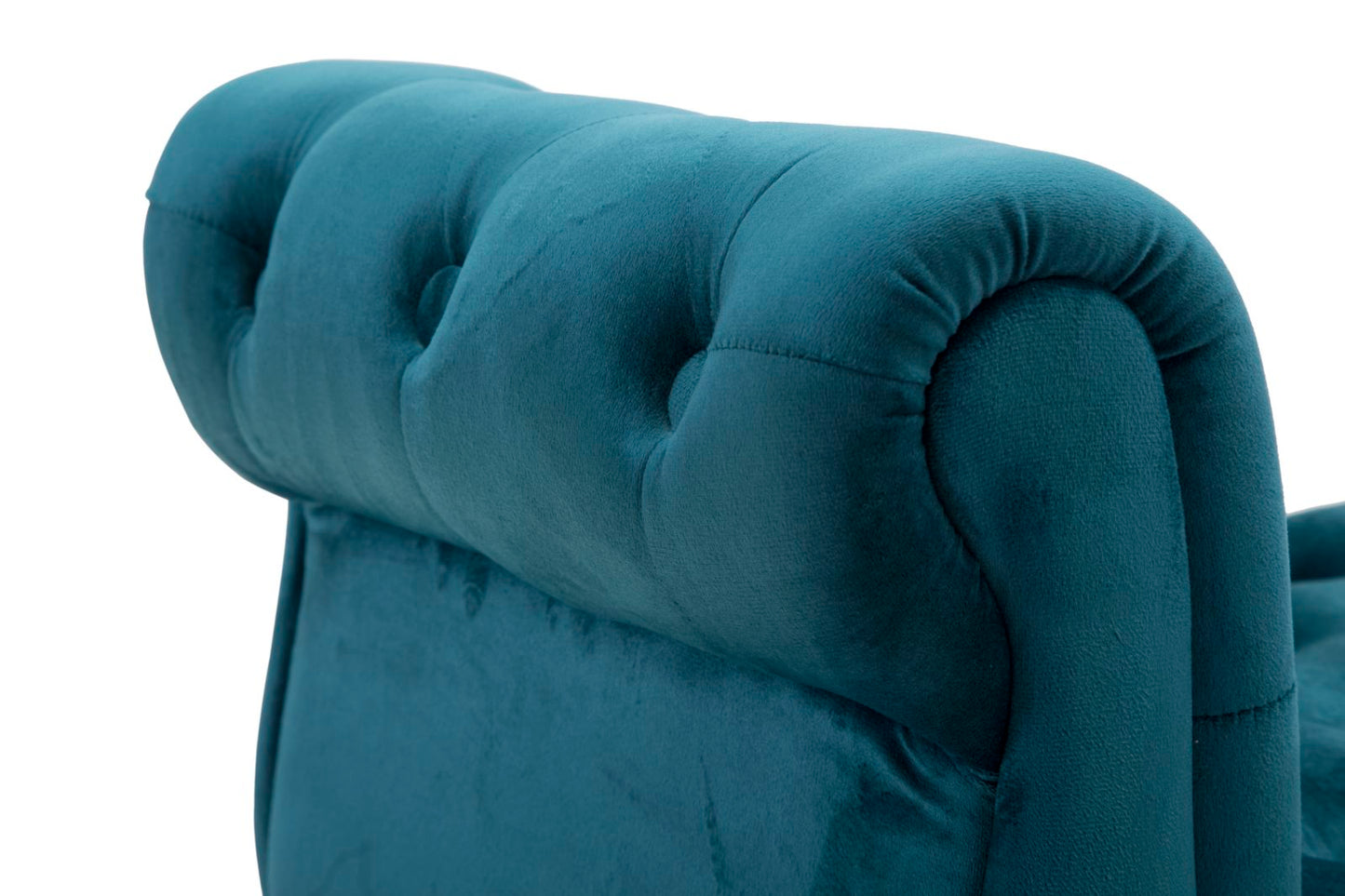 Bankje Paris Teal/gold 120×40×60 cm