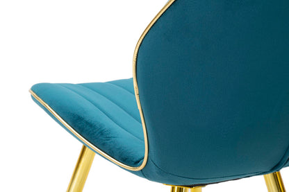 Stoel Paris Chair Space Tail/gold Set 2 Pz 46×58×77 cm