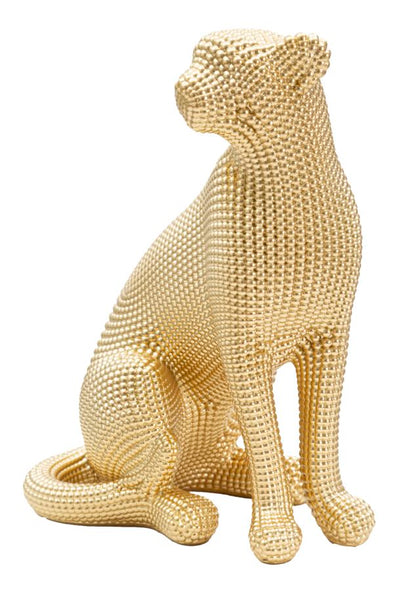 Decoratie Leopard Gold 23×15,5×29 cm