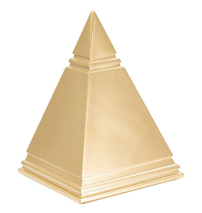 Decoratie Piramid Gold 11,5×11,5×15,5 cm