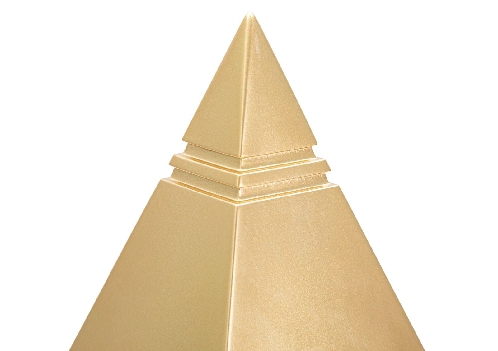 Decoratie Piramid Gold 11,5×11,5×15,5 cm