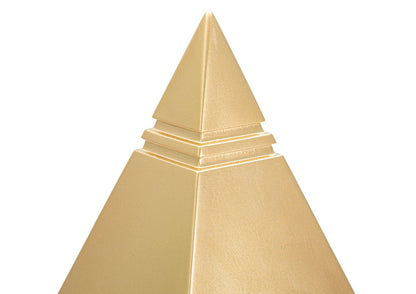 Decoratie Piramid Gold 11,5×11,5×15,5 cm