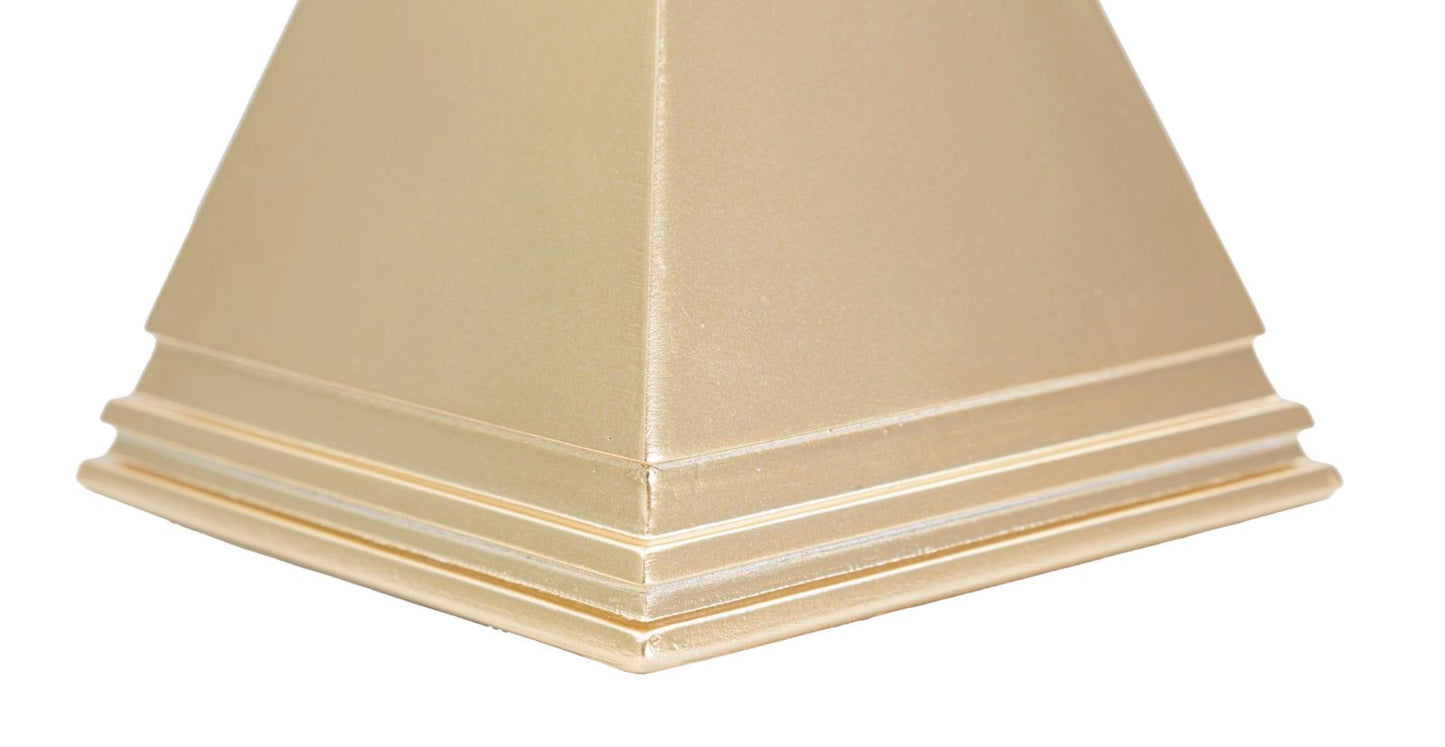 Decoratie Piramid Gold 11,5×11,5×15,5 cm