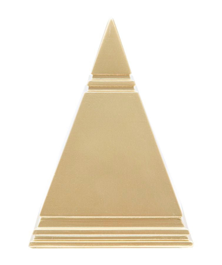 Decoratie Piramid Gold 11,5×11,5×15,5 cm