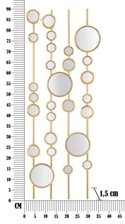 Wandpaneel Small Mirros 35,5×1,5×90 cm