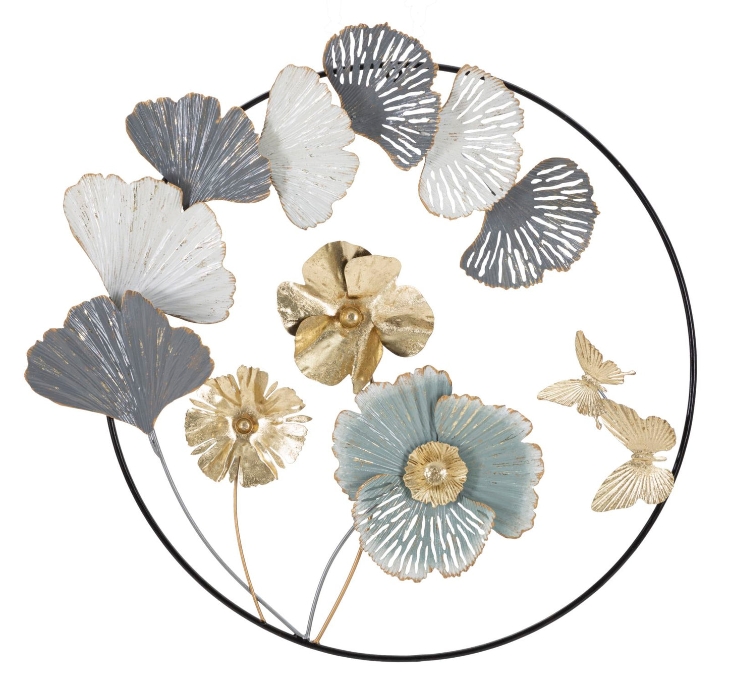 Wanddecoratie Campur Round 78,5×5×74 cm
