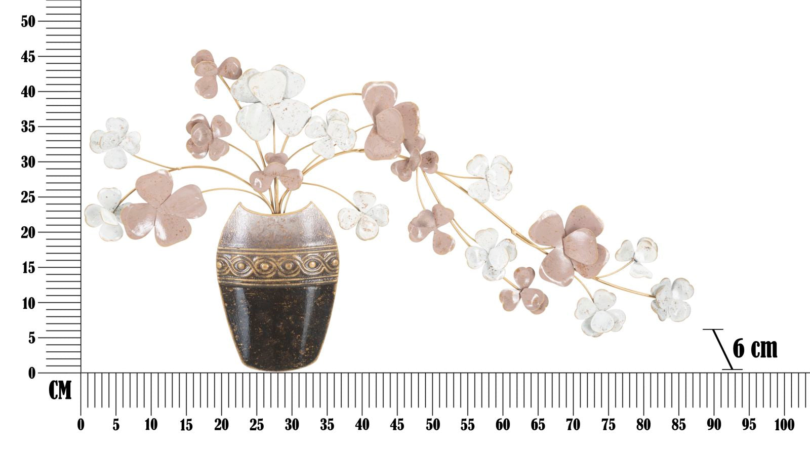 Wanddecoratie New 87,5×6×46 cm