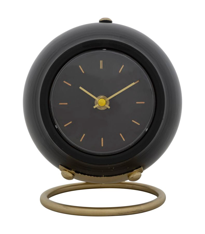 Tafelklok Ball Black 16×13×19 cm