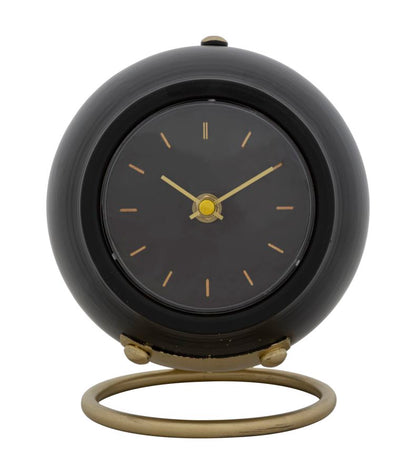 Tafelklok Ball Black 16×13×19 cm