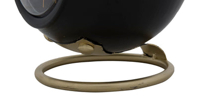 Tafelklok Ball Black 16×13×19 cm