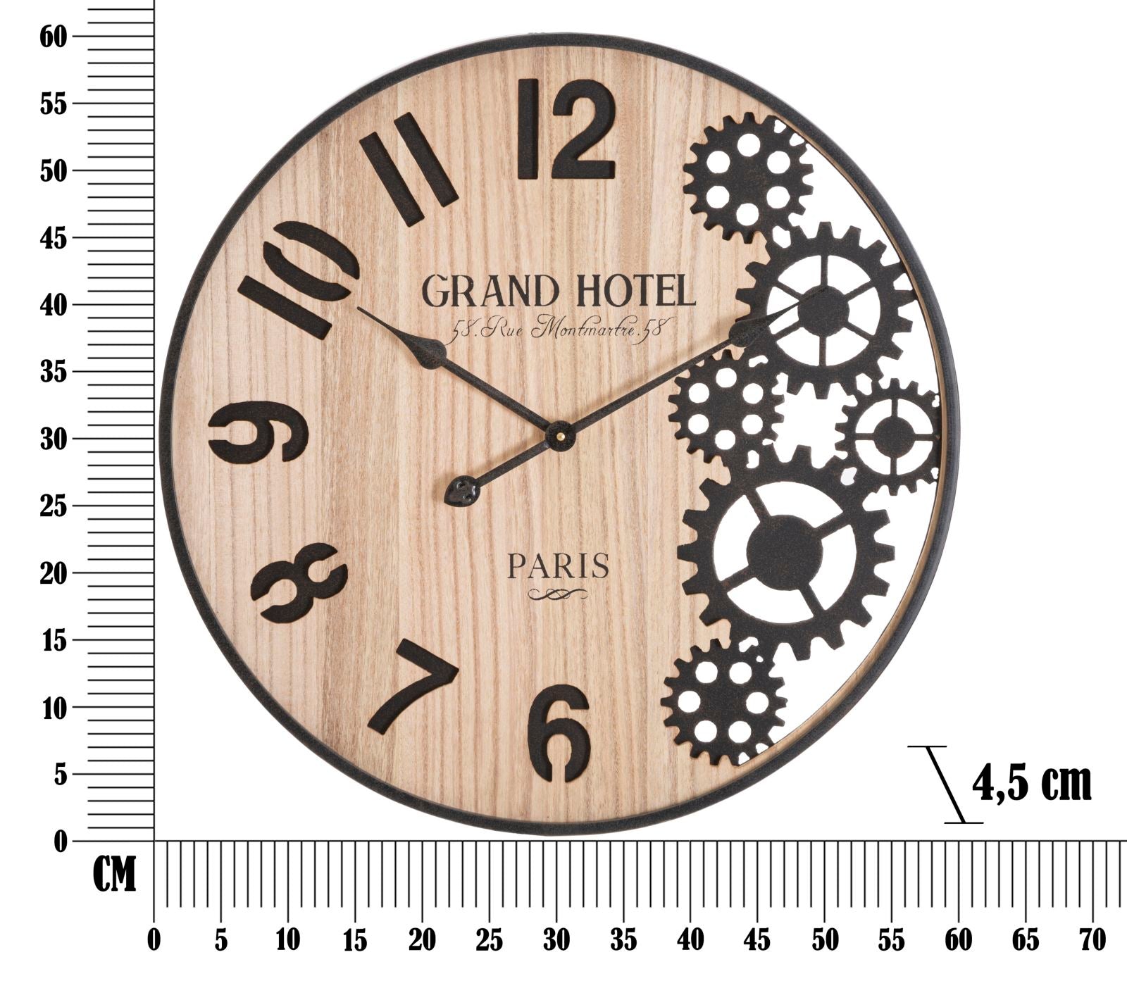 Wandklok Grand Ø 60×4,5 cm