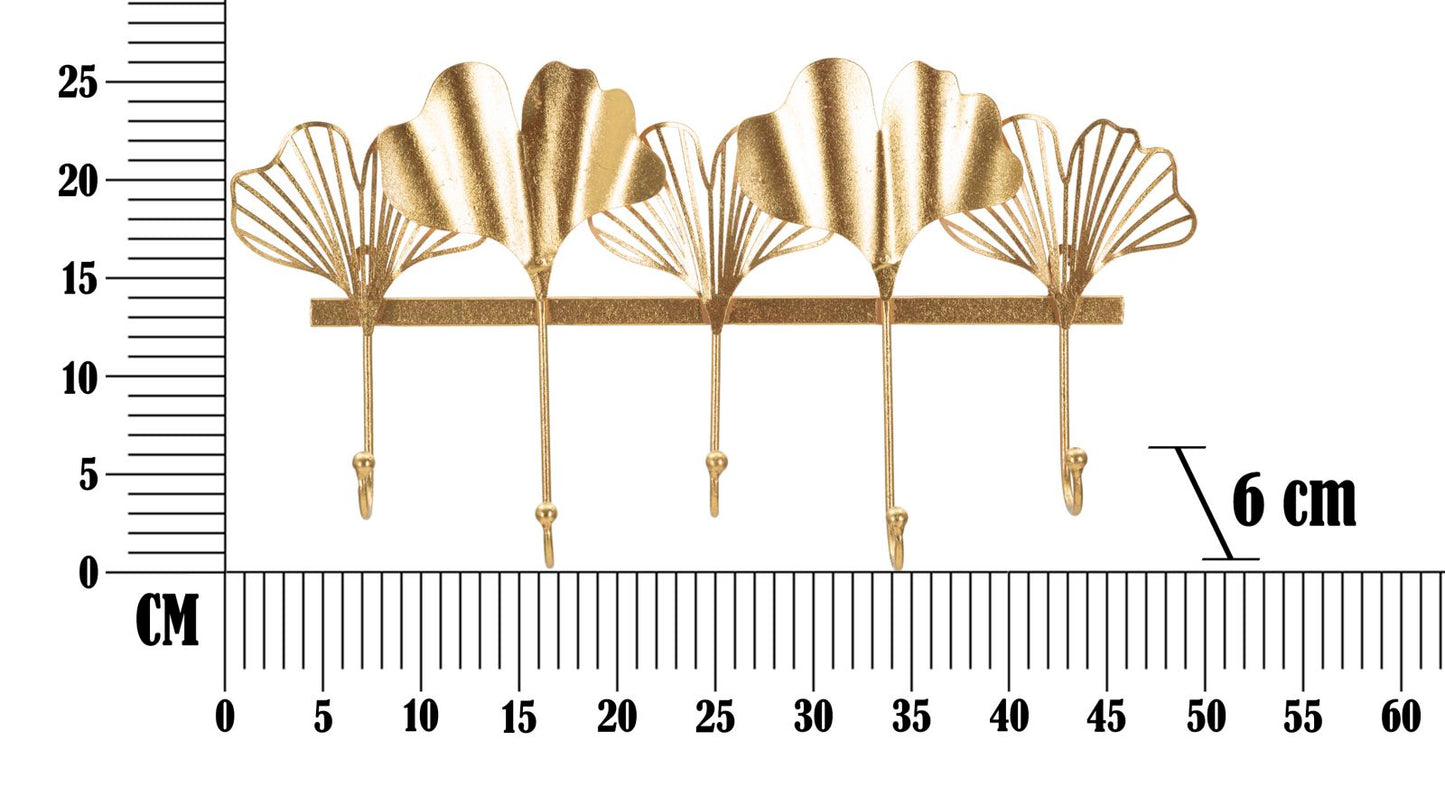 Wandkapstok Hanger 5 Leaves 49,5×6×26,3 cm