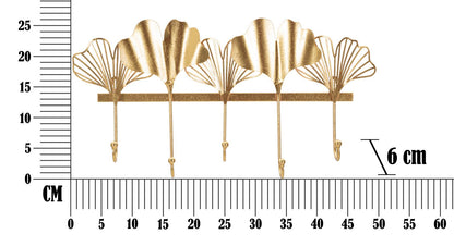 Wandkapstok Hanger 5 Leaves 49,5×6×26,3 cm