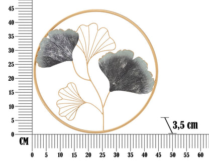 Wanddecoratie Flower Simple Ø 45,5×3,5 cm