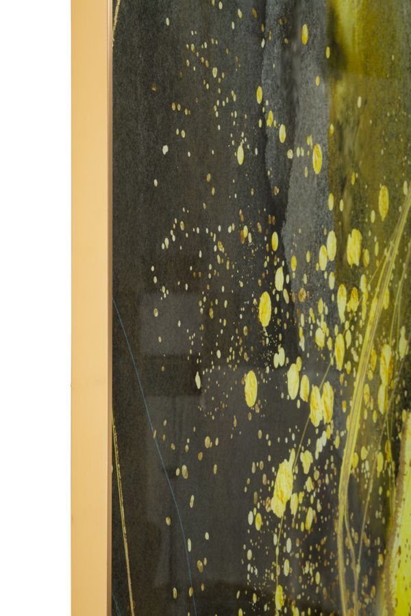 Wanddecoratie Glass Wall Panel With Frame Sunny 80×3,5×120 cm