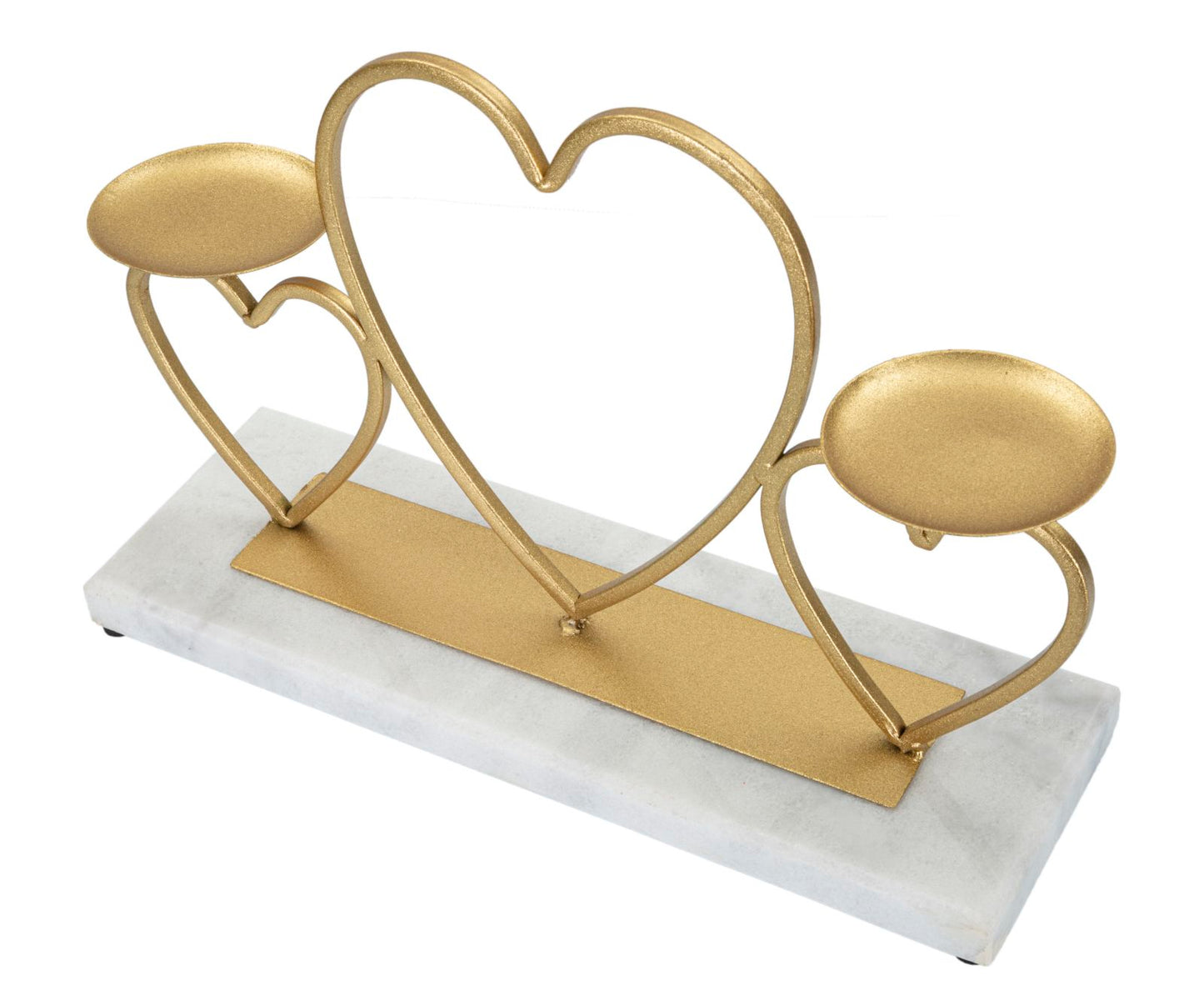 Kandelaar Hearts Candle Holder Cm 30×9×20 cm