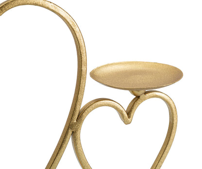 Kandelaar Hearts Candle Holder Cm 30×9×20 cm