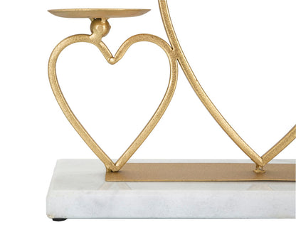 Kandelaar Hearts Candle Holder Cm 30×9×20 cm