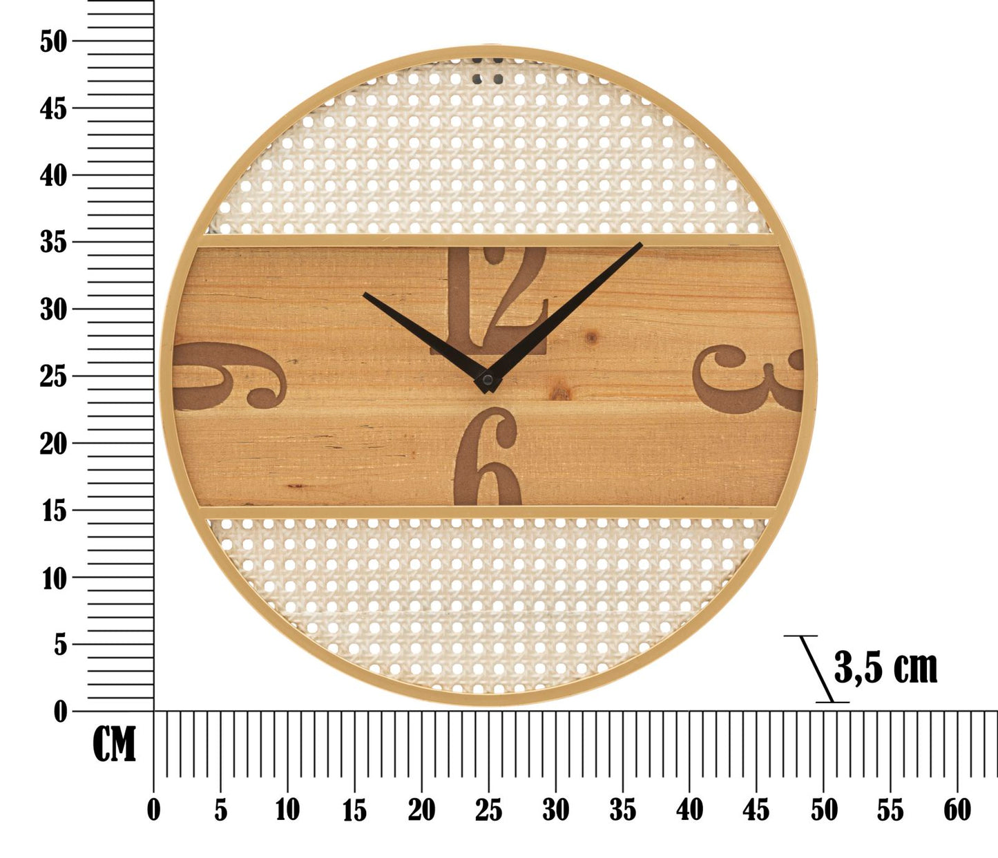 Wandklok Fuji Ø 50×3,5 cm