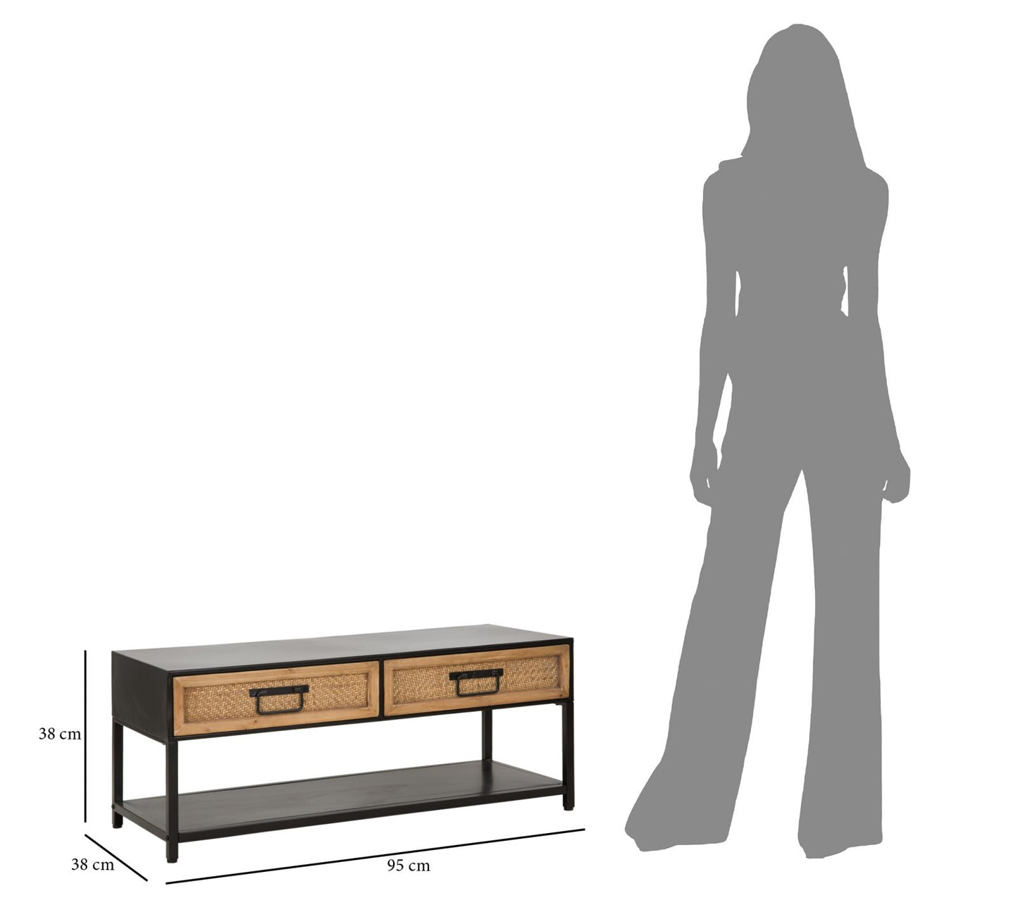 Tv-meubel Tv Holder Hanoi 95×38×38 cm
