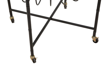 Salontafel Cebu With Glass & Wells 70,5×65×57 cm