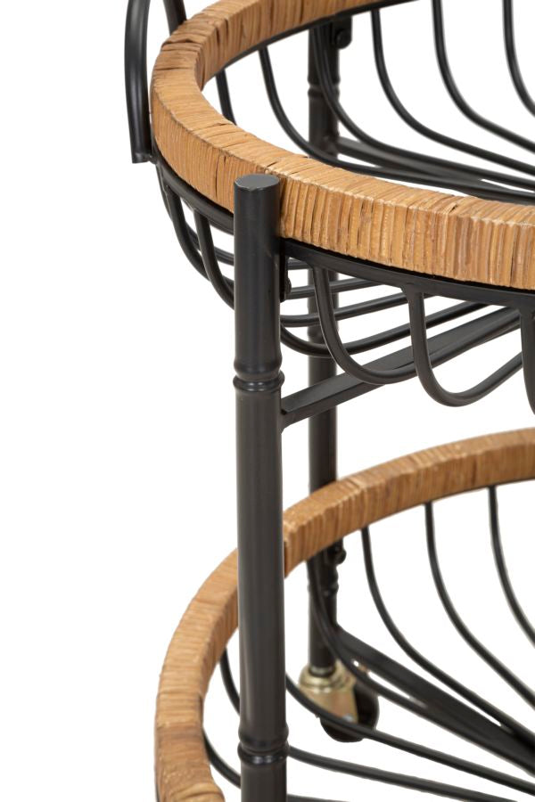 Tafel Trolly Double Cebu 57×55,5×62,5 cm