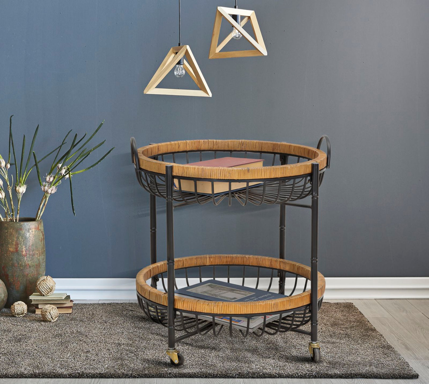 Tafel Trolly Double Cebu 57×55,5×62,5 cm