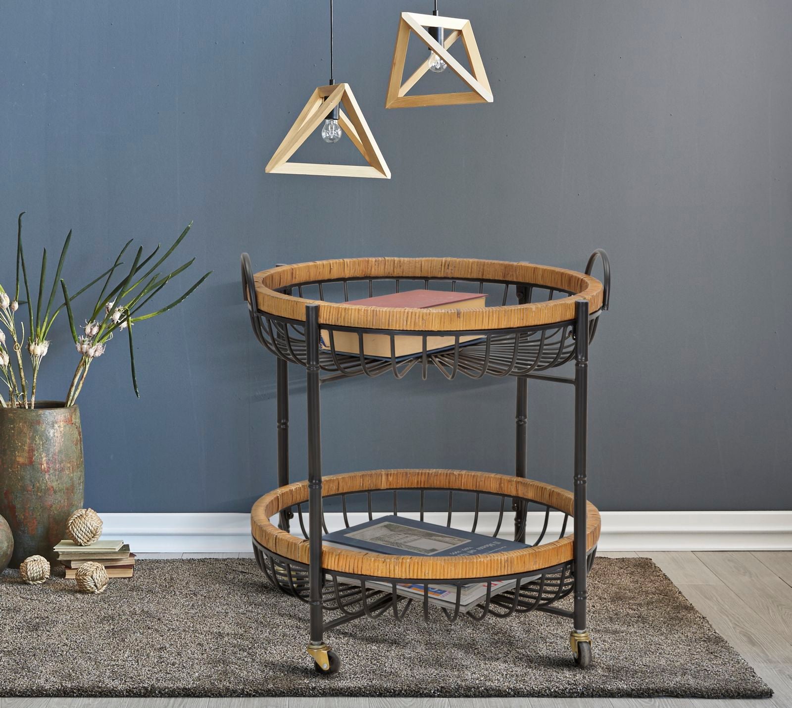 Tafel Trolly Double Cebu 57×55,5×62,5 cm