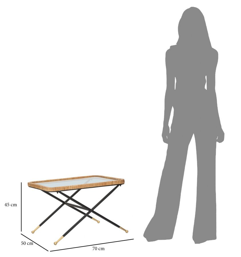 Salontafel Saint Barth Rett. 70×50×45 cm