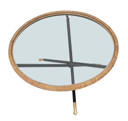 Salontafel Tavolo Da Caffe' Saint Barth Rotondo Ø 80×46,5 cm