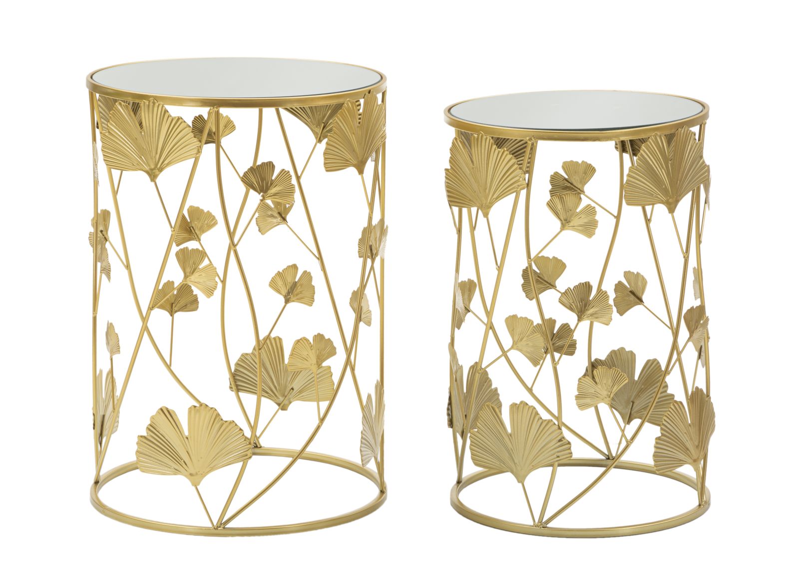 Tafel Leavy Set 2pcs Ø 38×55 cm