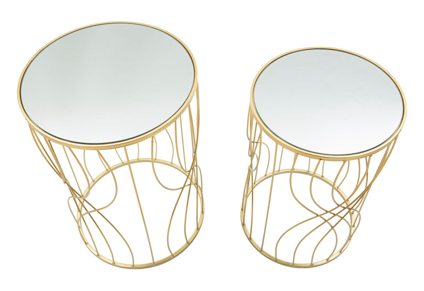Tafel Ligne Set 2pcs Ø 38×55 cm