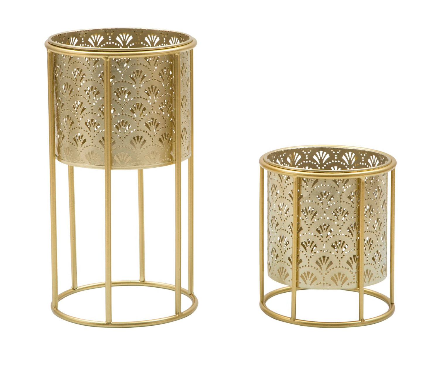 Vaashouder Golvy Set 2 Pcs -a- Ø 21×40 cm
