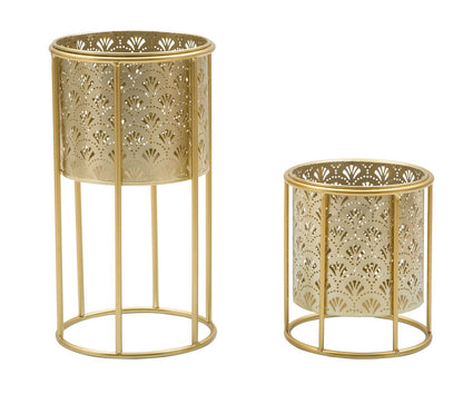 Vaashouder Golvy Set 2 Pcs -a- Ø 21×40 cm