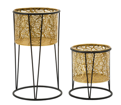 Vaashouder Leavy Set 2 Pcscm Ø 21x40-19x22