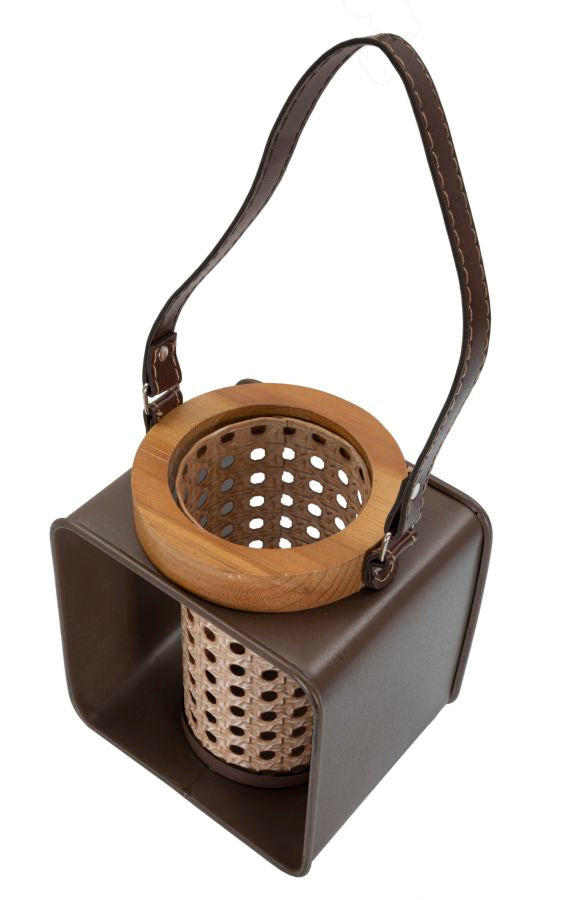 Lantaarn Iron-rattan 16×13×20 cm