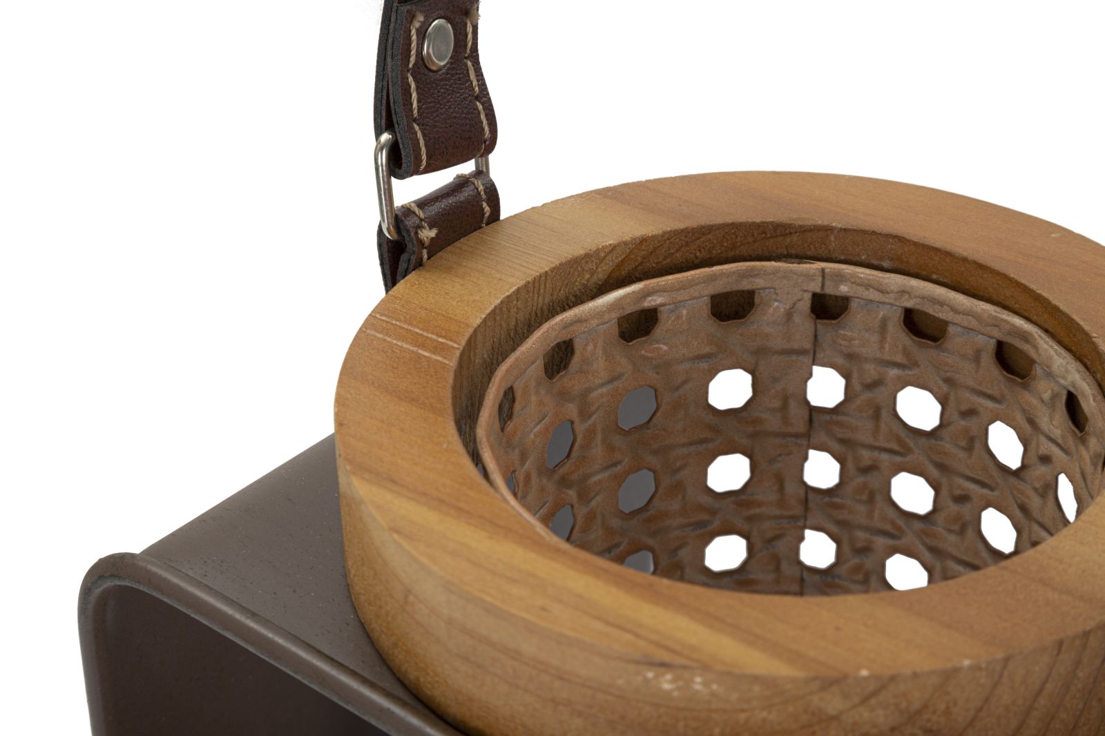 Lantaarn Iron-rattan 16×13×20 cm