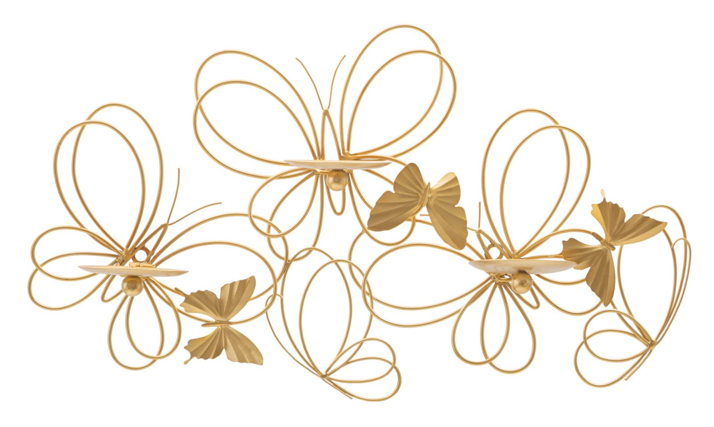Wandkandelaar Butterflies 61×12×34 cm