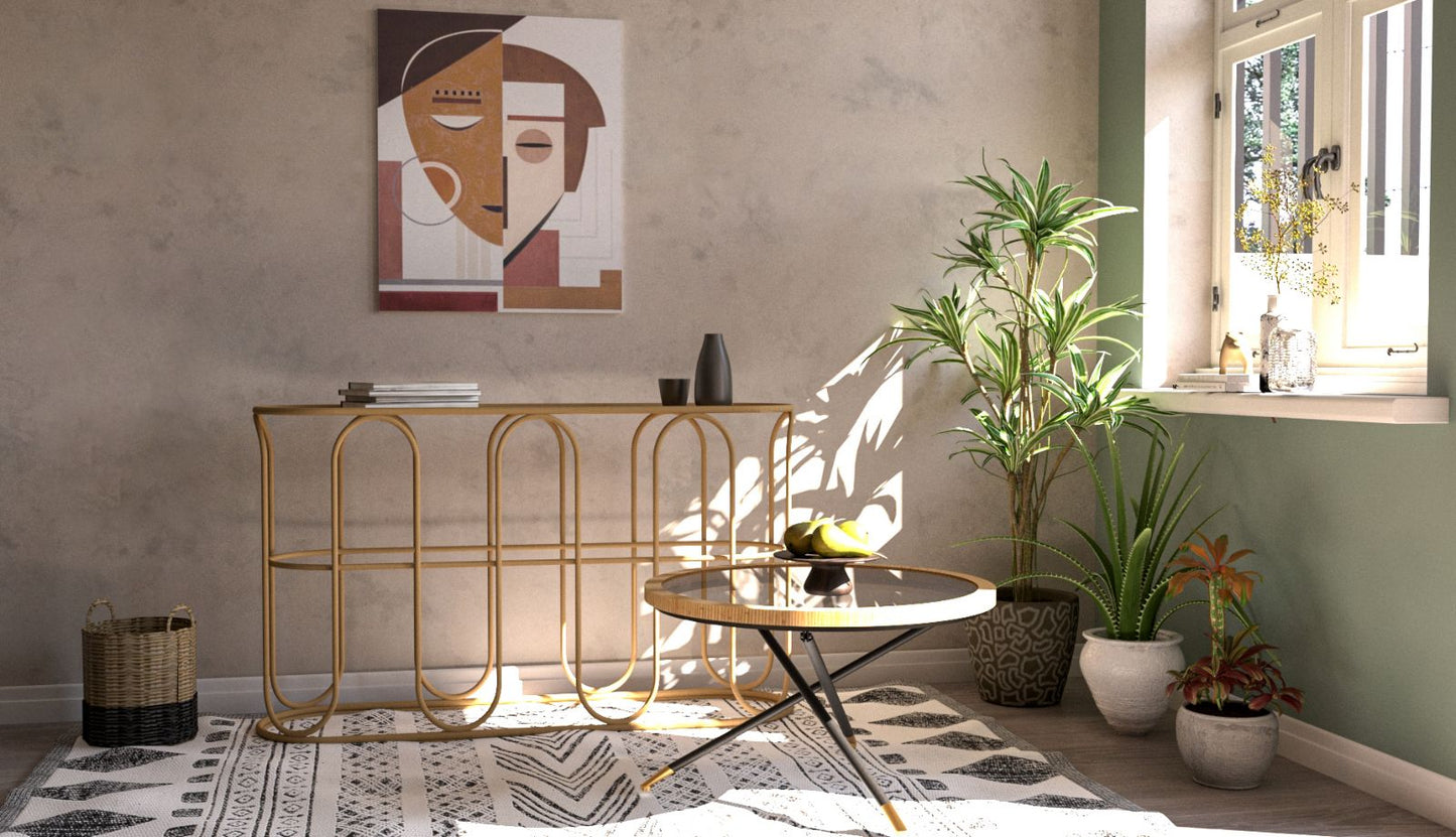 Salontafel Tavolo Da Caffe' Saint Barth Rotondo Ø 80×46,5 cm