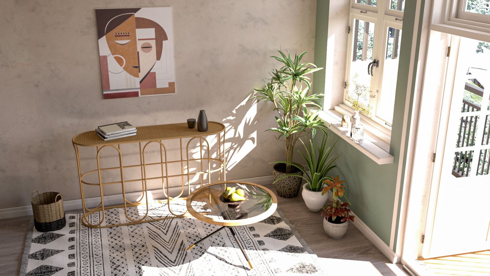 Salontafel Tavolo Da Caffe' Saint Barth Rotondo Ø 80×46,5 cm