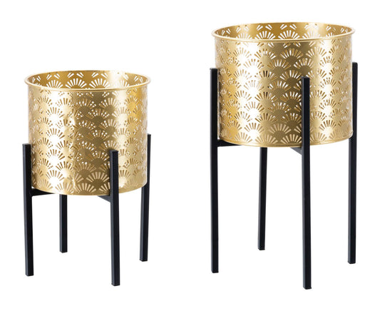 Vaashouder Glissy Set 2pcs -a- Ø 21×38 cm