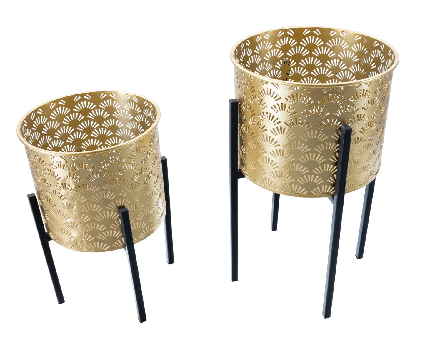 Vaashouder Glissy Set 2pcs -a- Ø 21×38 cm