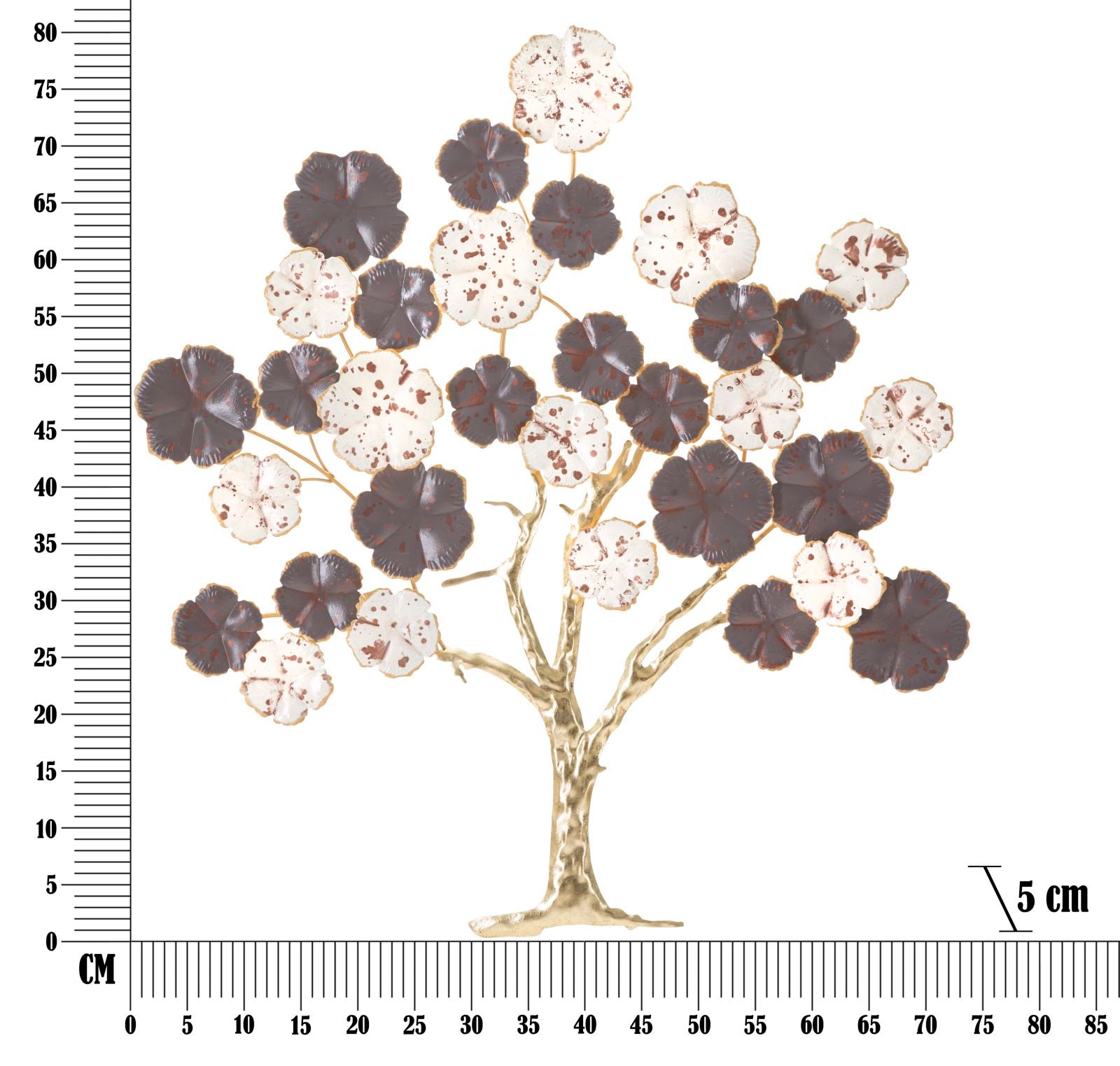 Wandpaneel Albero Purpy 73,7×5×80 cm