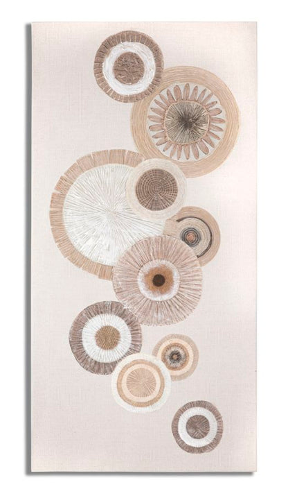 Schilderij Printing/painting Circly With Application -a- 50×3,2×100 cm