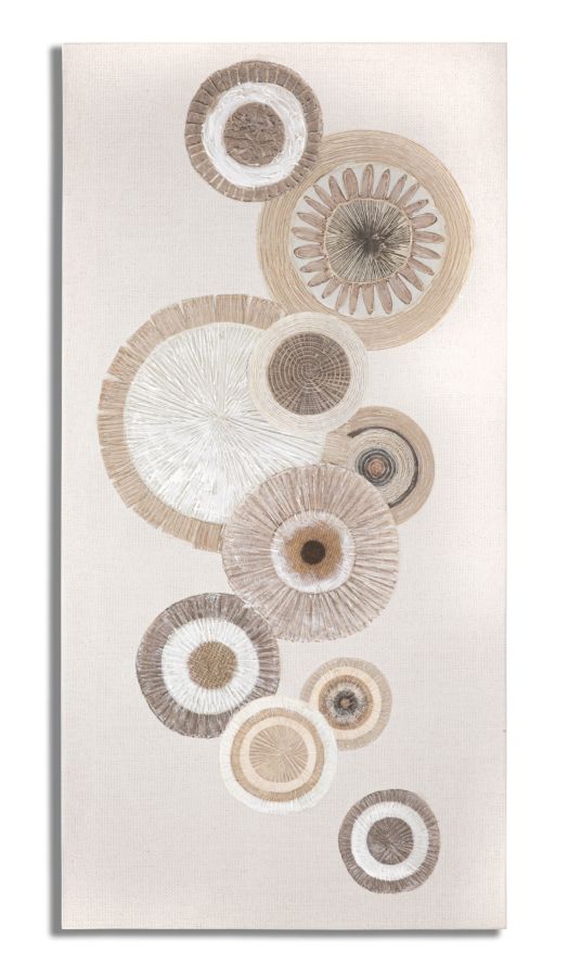 Schilderij Printing/painting Circly With Application -a- 50×3,2×100 cm