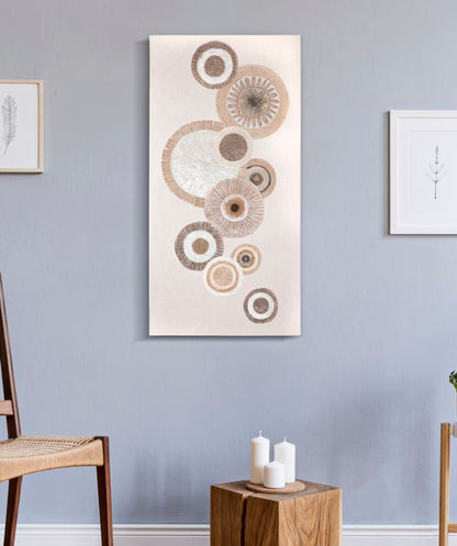 Schilderij Printing/painting Circly With Application -a- 50×3,2×100 cm